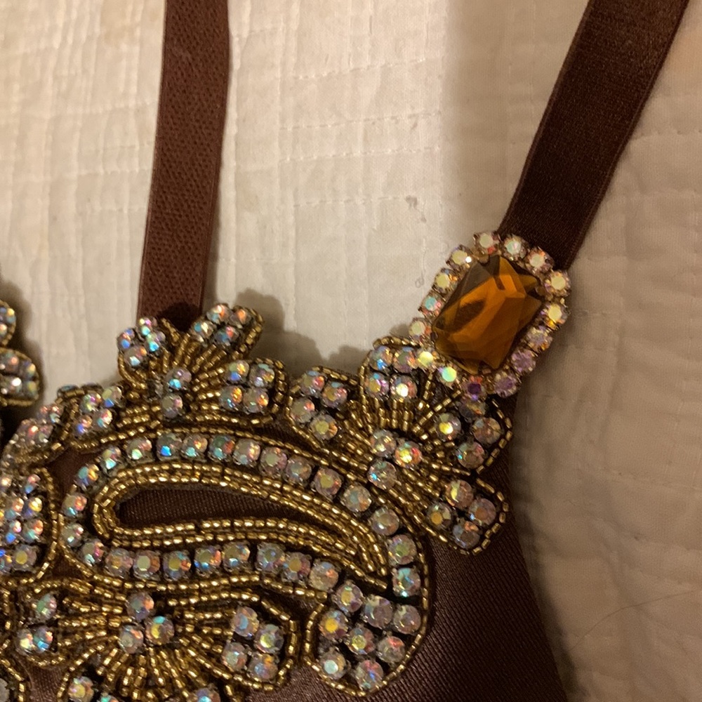 NWOT MARCIANO BEADED BRA - Picture 4 of 7